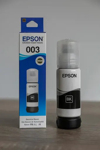 Original Epson 003 65ml Black Ink Bottle - Printers